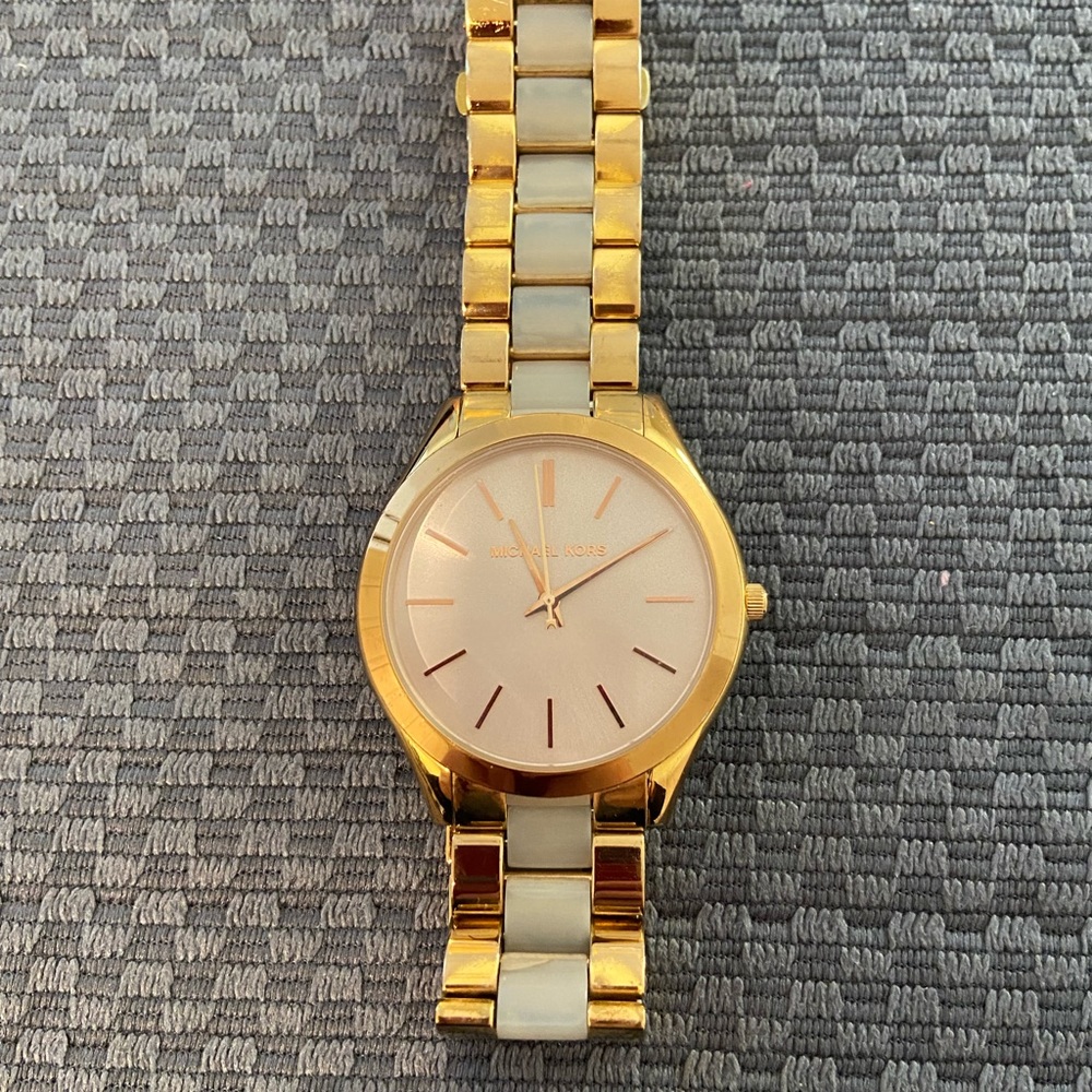 Original Michael Kors pink gold watch